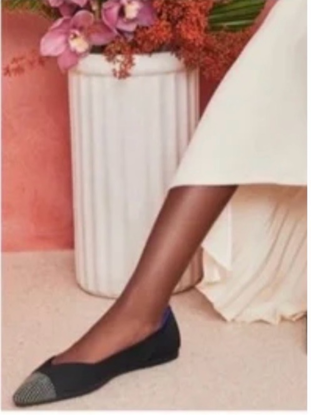 Rothy's The Point Flats Limited-Edition Licorice Colorway Size 11